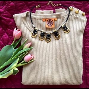 Tory Burch Camel Sweater